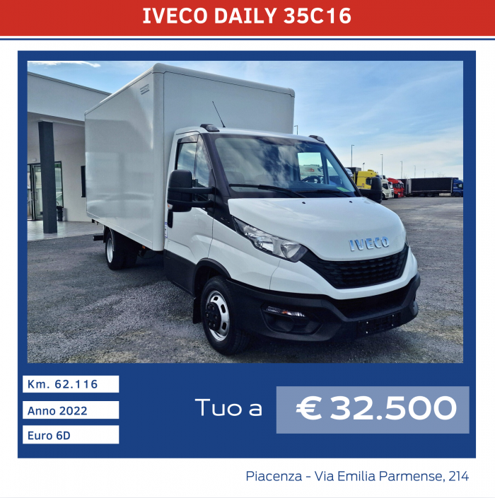 IVECO DAILY 35C16 BOX SPONDA