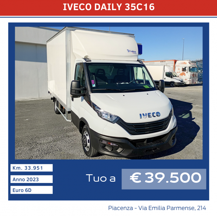 IVECO DAILY 35C16 BOX SPONDA